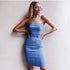 Tube top denim skirt - ROUTINE FASHION